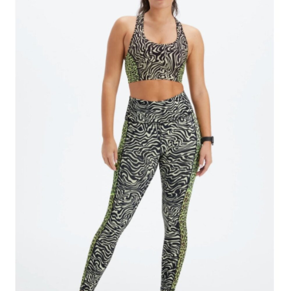 Fabletics PowerHold High-Waisted Legging + Medium Impact Sports Bra Set